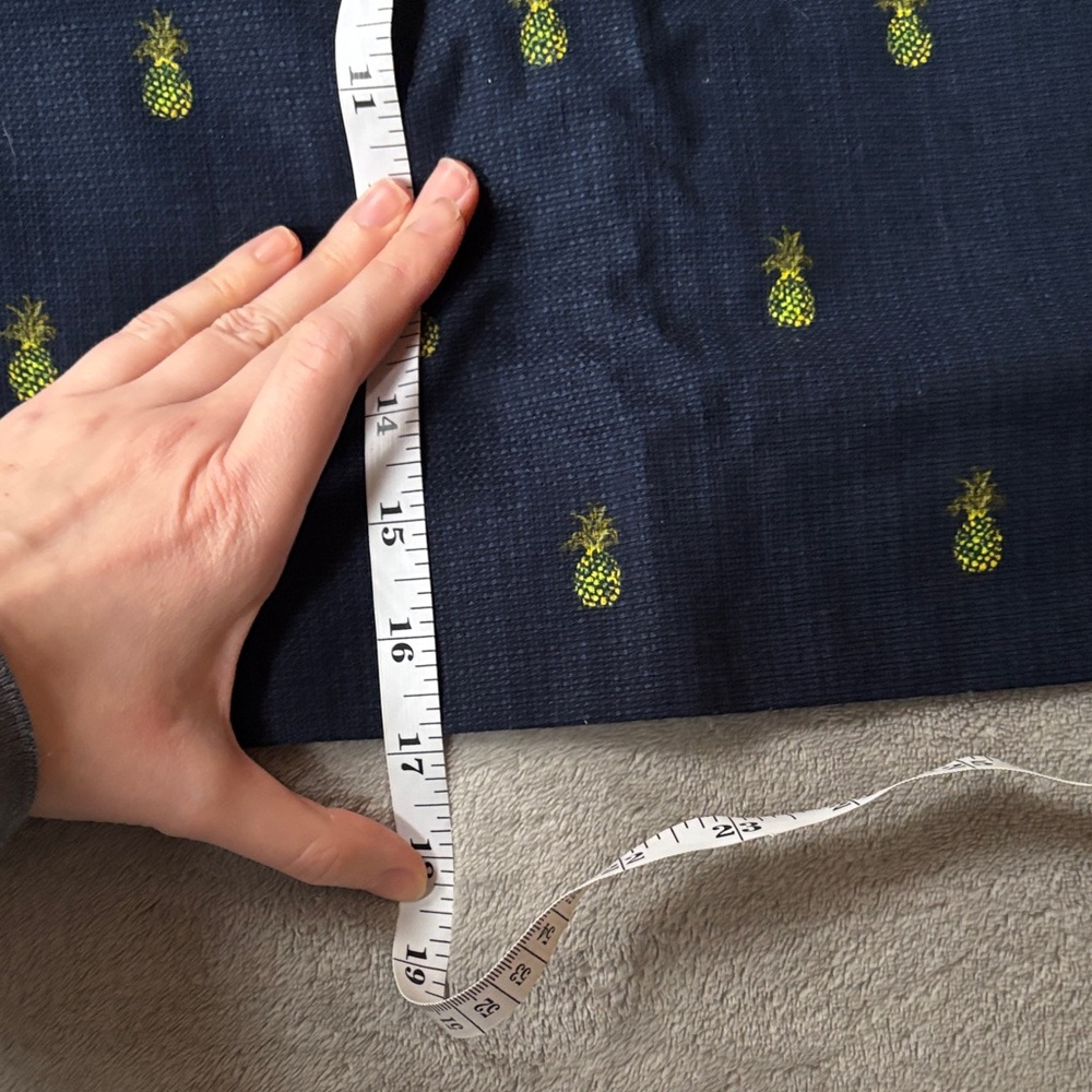 Navy Pineapple Print Skirt Jcrew - Picture 3 of 4